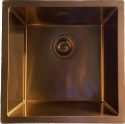 Ausmann Turt copper sink PVD NANO Copper 40x40 undermount flush-mounted and inset 1208956945