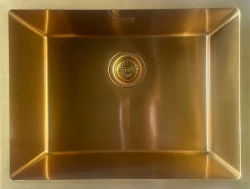 Ausmann Turt gold sink gold PVD 54x40 undermount flush-mounted or inset 1208956949