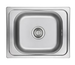 Ausmann Basic stainless steel inset sink 50x40 cm including siphon 1208956975