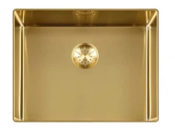 Lorreine 50SL1016-GOLD Slim sink 50x40cm Flush-mounted installation Gold