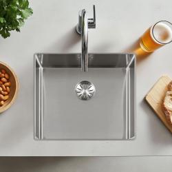 Lorreine 45SL1016Slim sink 45x40cm flush mounted stainless steel