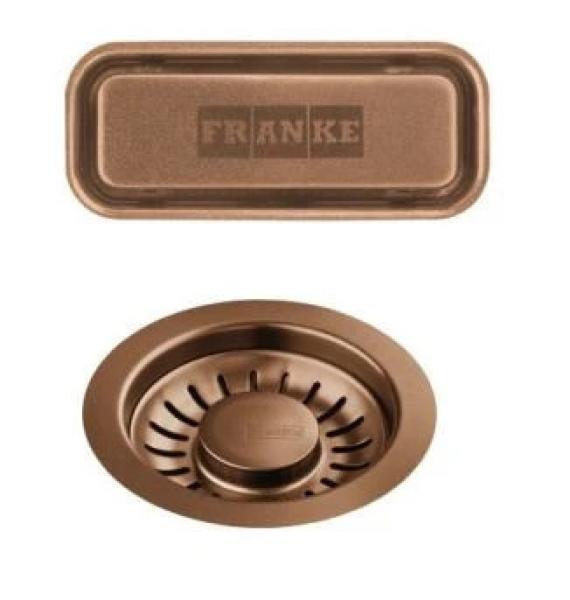 Franke Mythos masterpiece drain plug set copper with overflow 112.0652.978