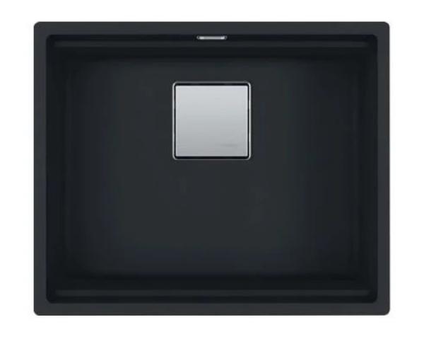 Franke Cube KNG 110.52 matt black sink 52x42 granite undermount 125.0627.319