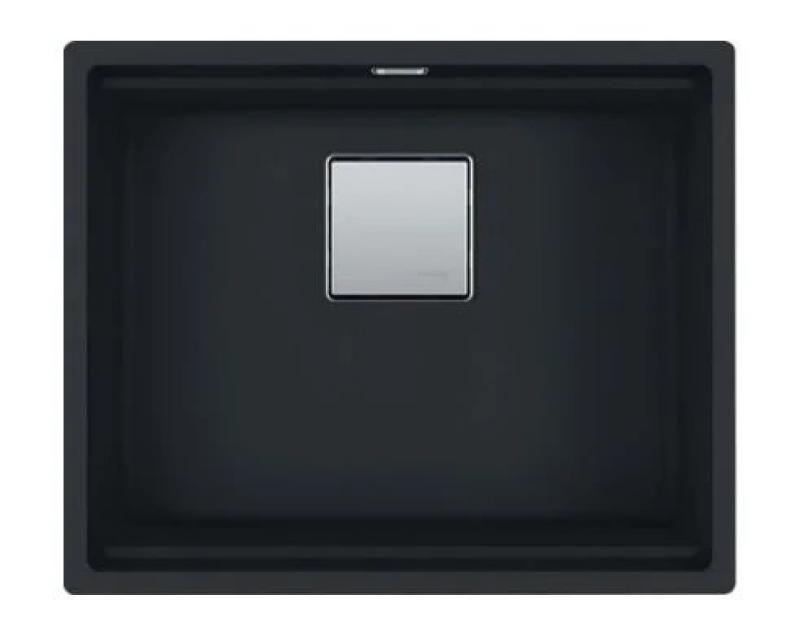 Franke Cube KNG 110.52 matt black sink 52x42 granite undermount 125.0627.319