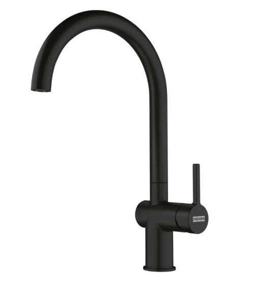 Franke Active J Kitchen tap matt black with swivel spout 115.0653.398