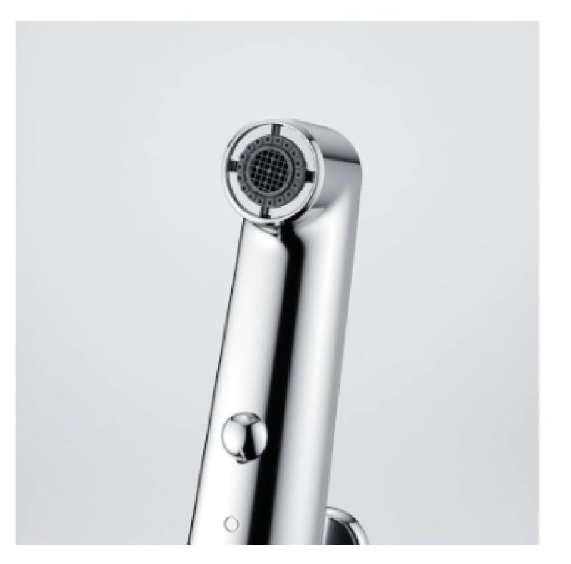 Franke Lift matt black kitchen tap with pull-out spray head 115.0621.670