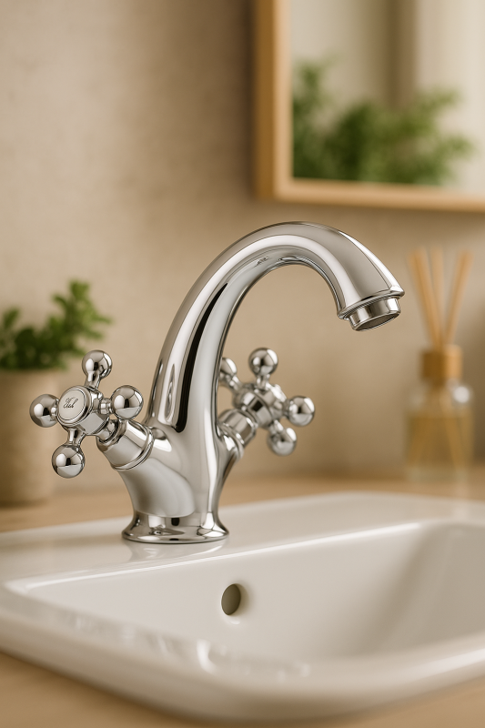 Aquatrimo Vivaldi Classic Basin Mixer Chrome 43VV7065CM