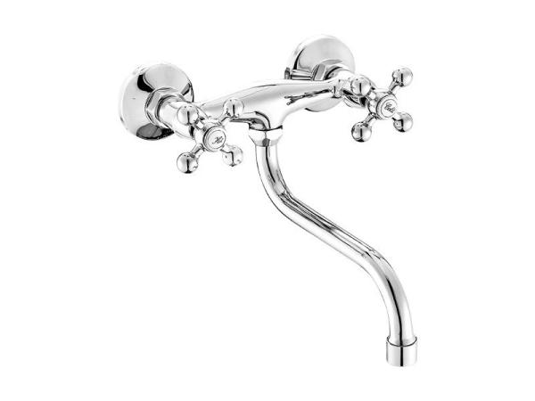 AquaTrimo Vivaldi classic kitchen wall tap chrome 21VV7068CM