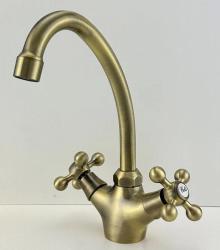 AquaTrimo Vivaldi nostalgic kitchen tap bronze 21VV7067BN