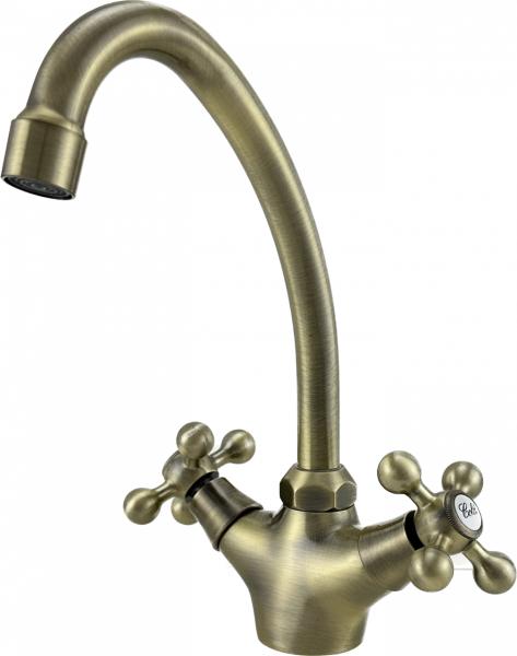 AquaTrimo Vivaldi nostalgic kitchen tap bronze 21VV7067BN