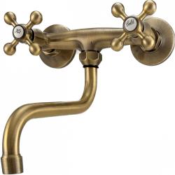 AquaTrimo Vivaldi  classic kitchen wall tap bronze 21VV7068BN