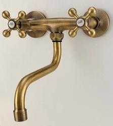 AquaTrimo Vivaldi  classic kitchen wall tap bronze 21VV7068BN