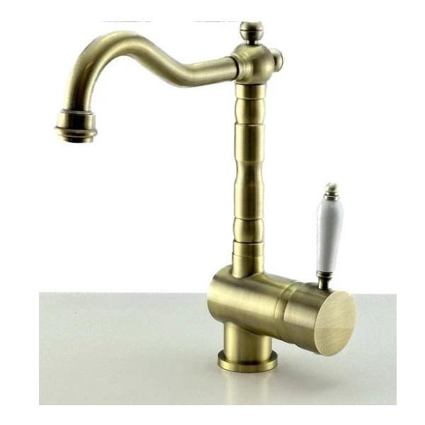 Edward Nostalgic kitchen tap with swivel spout Bronze classic 1208957129