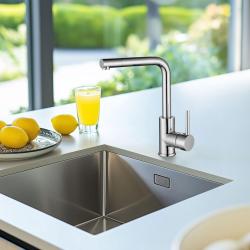 Ausmann Lavea chrome kitchen tap with swivel spout and swivel aerator 1208957159