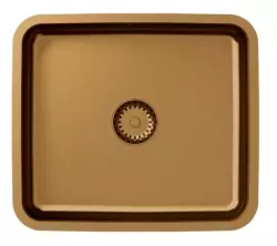 Aquadesign Oxford copper PVD stainless steel sink 40x35cm undermount 1208957202