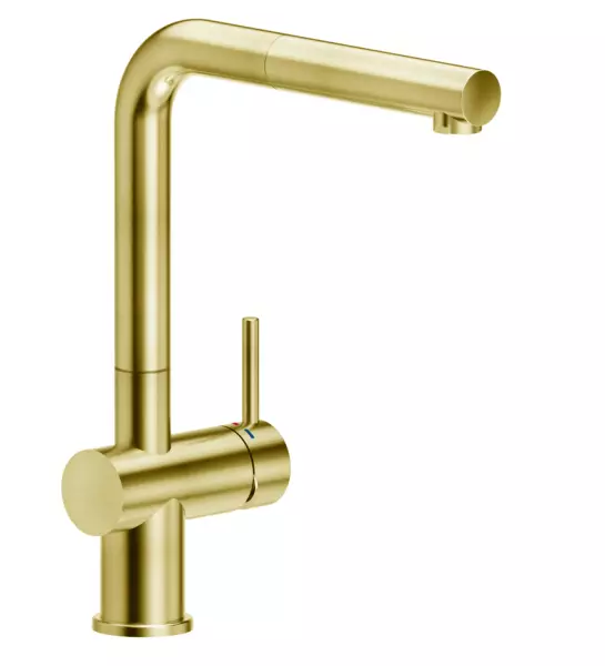 Reginox Cedar gold kitchen tap with pull-out and swivel spout R35986