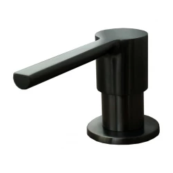 CARESSI built-in soap dispenser for countertop pvd gun metal CA203GM