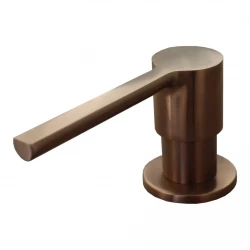 CARESSI recessed soap dispenser for countertop pvd copper CA203CO