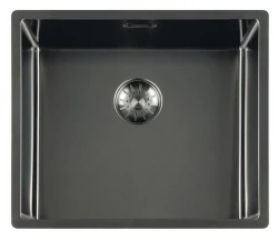 Lorreine Royal gun metal sink 45x40 cm Undermount Flush-mounted and Inset Kitchen Sink 45SP-GunMetal 1208957308