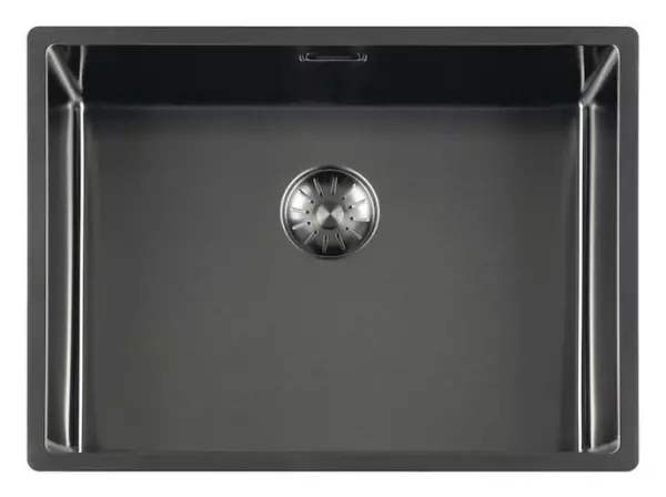 Lorreine Royal gun metal sink 55x40 cm Undermount Flush-mounted and Inset Kitchen Sink 55SP-GunMetal 1208957309