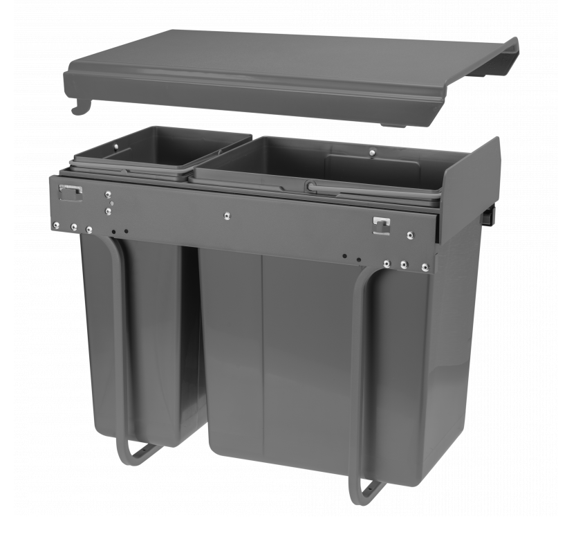 Garbi Sorter S-30-2 built-in waste system with 2 waste bins 1 x 10 and 1 x 20 litres 1208957363