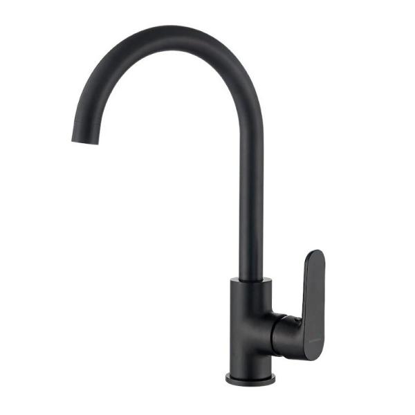 AquaTrimo Chopin single lever kitchen mixer matt black 21CP7374SW