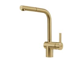 Franke golden Kitchen tap Atlas Neo with extendable spout pvd gold 115.0681.242