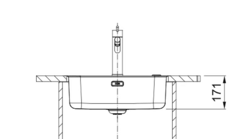 Franke Smart SRX 210.50 T RVS sink 50x40cm flush-mount 127.0688.777