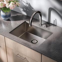 Waterevolution Flow 2-hole kitchen mixer Gunmetal PVD T151GME