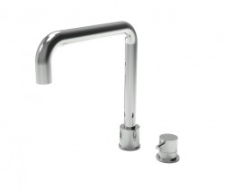 Waterevolution Flow 2-hole kitchen mixer tap chrome T151H01