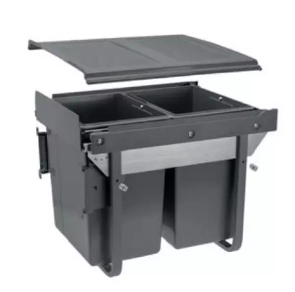 Garbi Carrier C-45-2-H built-in waste system with its own rails and 2 waste bins 2 x 20 litres 1208957466