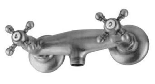 PB classic tap wall-mounted shower faucet with star handles lower connection Chrome 1208957676