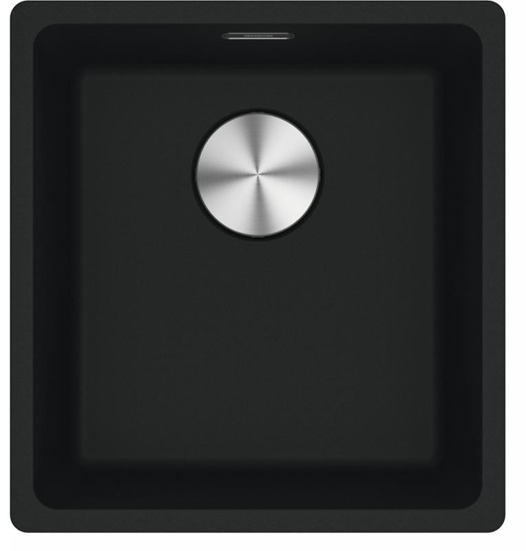 Franke Maris MRG 110-37 Fragranite matte black undermount sink