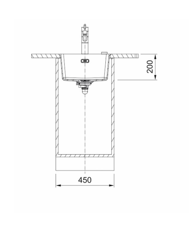 Franke Maris MRG 210-37 Fragranite Oyster Flat Mount Sink