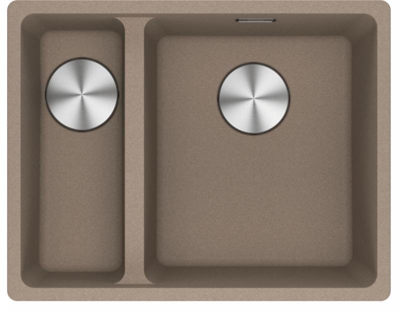 Franke Maris MRG 260-34-15 Fragranite Oyster sink Basin Right flat installation