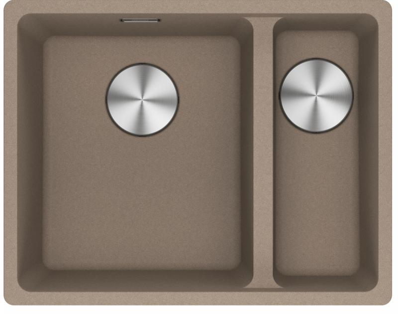 Franke Maris MRG 160-34-15 Fragranite Oyster sink Left bowl undermount