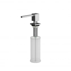 Quadri Tenby square Built-in Soap dispenser PVD stainless steel refillable from the top 1208957894