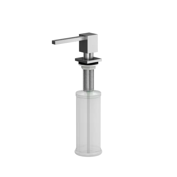 Quadri Tenby square Built-in Soap dispenser PVD stainless steel refillable from the top 1208957894