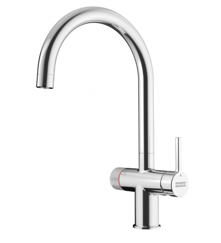 Franke Maris Water Hub 4L Boiler 3-in-1 with Twist Mechanical Boiling Water Tap Chrome with Water Hub Mixer Set 1208957940