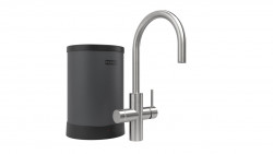 Franke Maris water hub 4L boiler 3-in-1 with Touch electronic boiling water tap stainless steel 160.0702.531