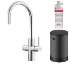 Franke Maris water hub 4L boiler 3-in-1 with Touch electronic boiling water tap stainless steel with water hub mixer set 1208957943