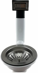 ABK basket strainer set, stainless steel drain set sink incl. overflow KORFCOMPLRV