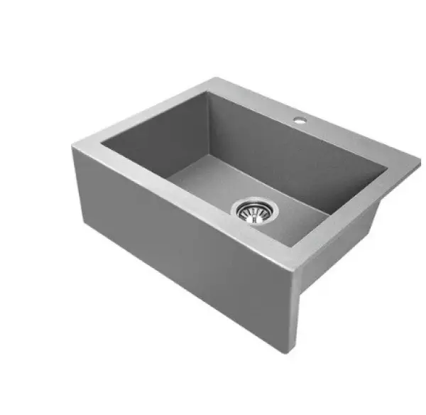 Aquadesign Farmhouse intermediate or inset granite sink 58x49cm 1208958165