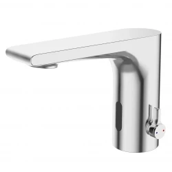 Aquadesign Sensor basin tap battery operated or mains powered chrome 1208958186