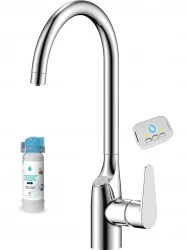 Aquadesign Filter kitchen faucet chrome with filtered water system 3-way 1208958194