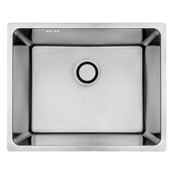 Aquadesign R25 steel top-mounted, undermount and flush-mounted sink stainless steel  50x40cm 1208958208