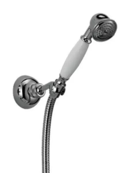 Huber Croisette Hand shower set with suspension hook and shower hose bronze 6307HBA