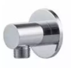 WaterEvolution Flow shower hose connector piece PVD white gold wall connection elbow gold T1625WGE