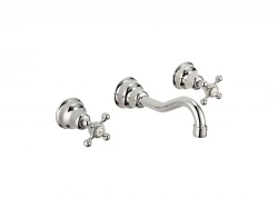 Huber Victorian 3-holes Washbasin Mixer Chrome VT00351021