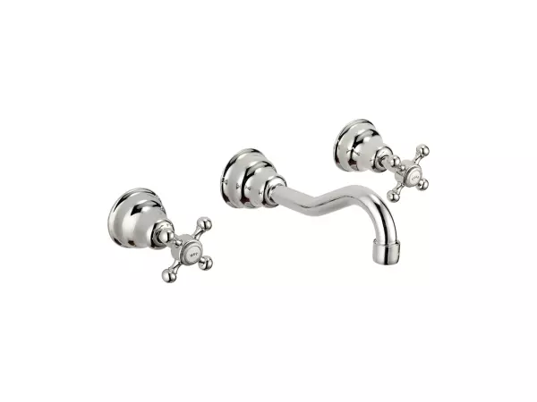 Huber Victorian 3-holes Washbasin Mixer Chrome VT00351021